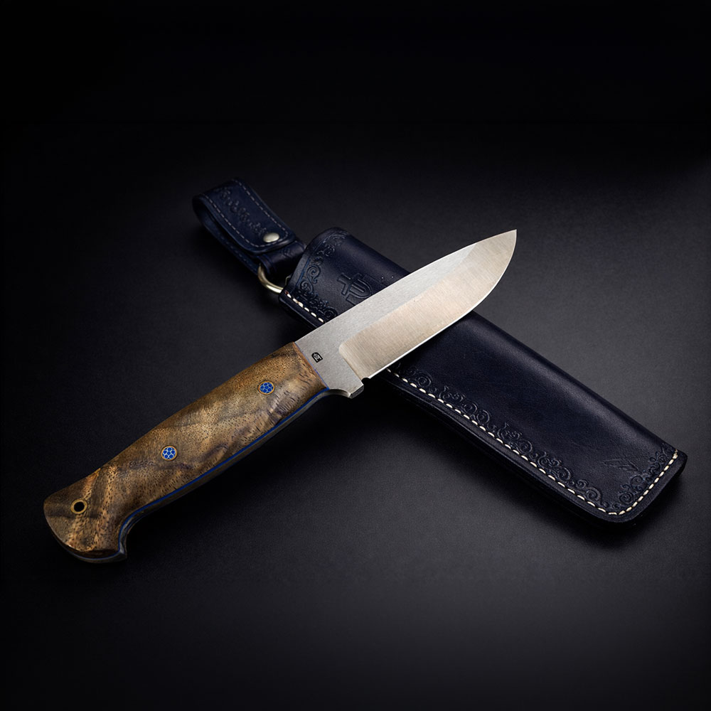 Ceviz Saplı Bushcraft Bıçak – N690 Çelik, El Yapımı
