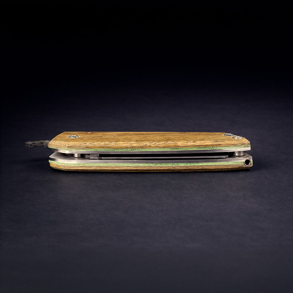 Yeşil Pelesenk Damascus Çoban Çakısı 