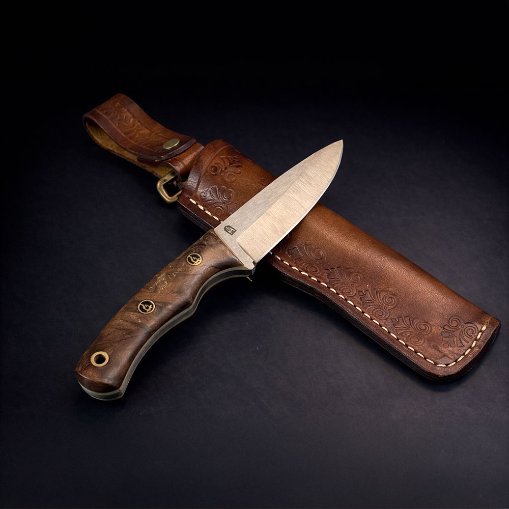 Ceviz Saplı EDC Çakı – N690 Çelik, El Yapımı Klasik Bıçak