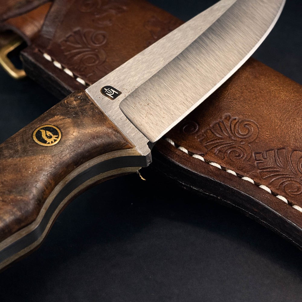 Ceviz Saplı EDC Çakı – N690 Çelik, El Yapımı Klasik Bıçak