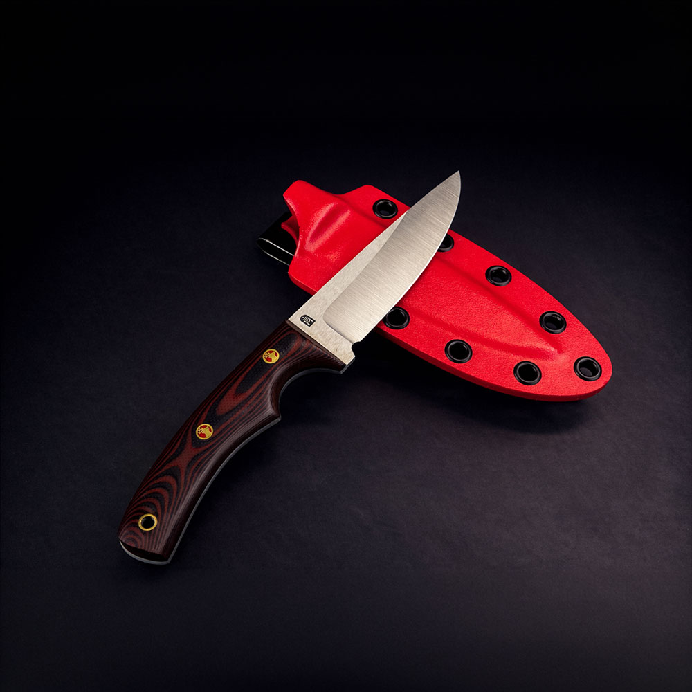 G10 Mikarta Saplı EDC Çakı – N690 Çelik, El Yapımı Taktik Bıçak