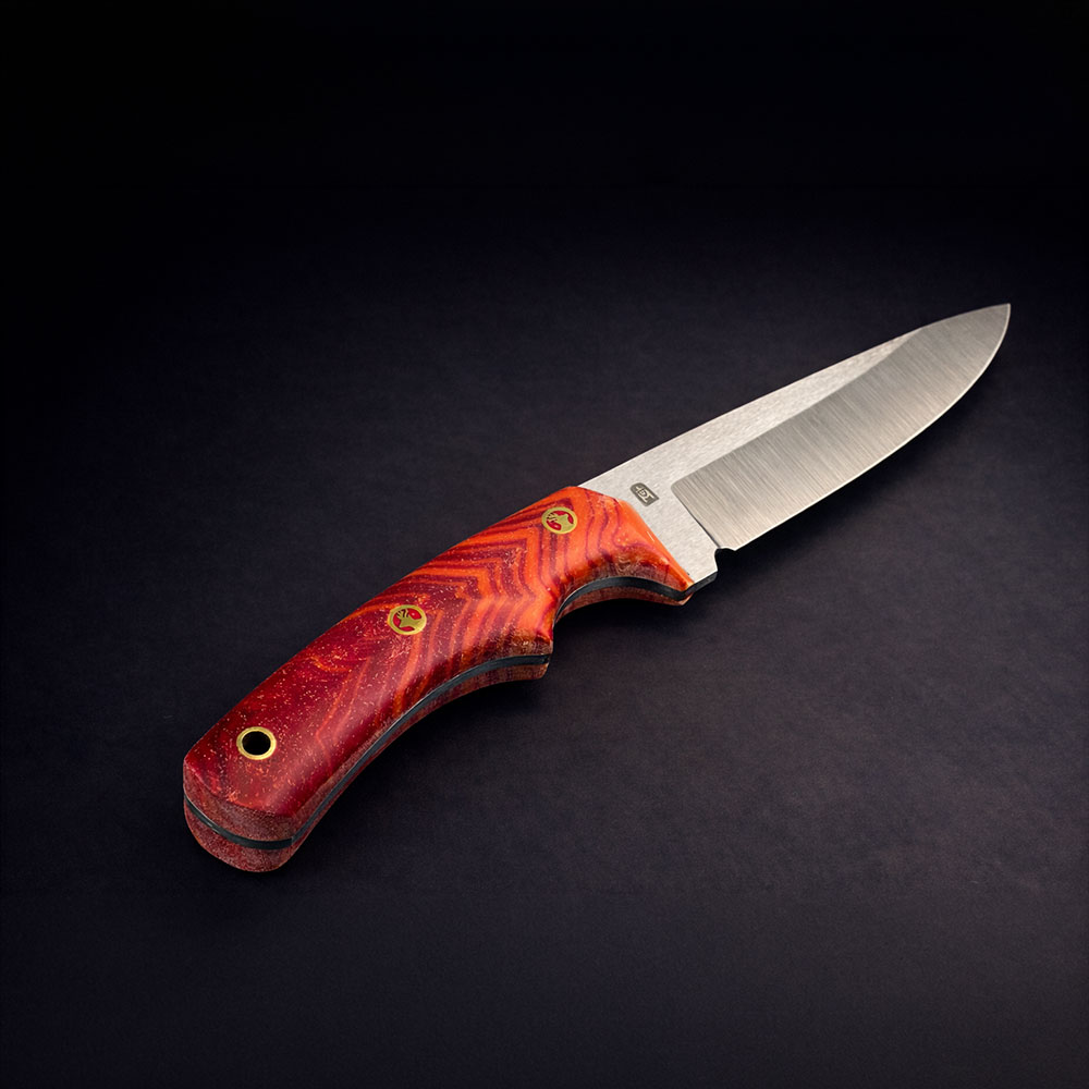 Mikarta Saplı EDC Çakı – N690 Çelik, El Yapımı Ultra İnce Bıçak