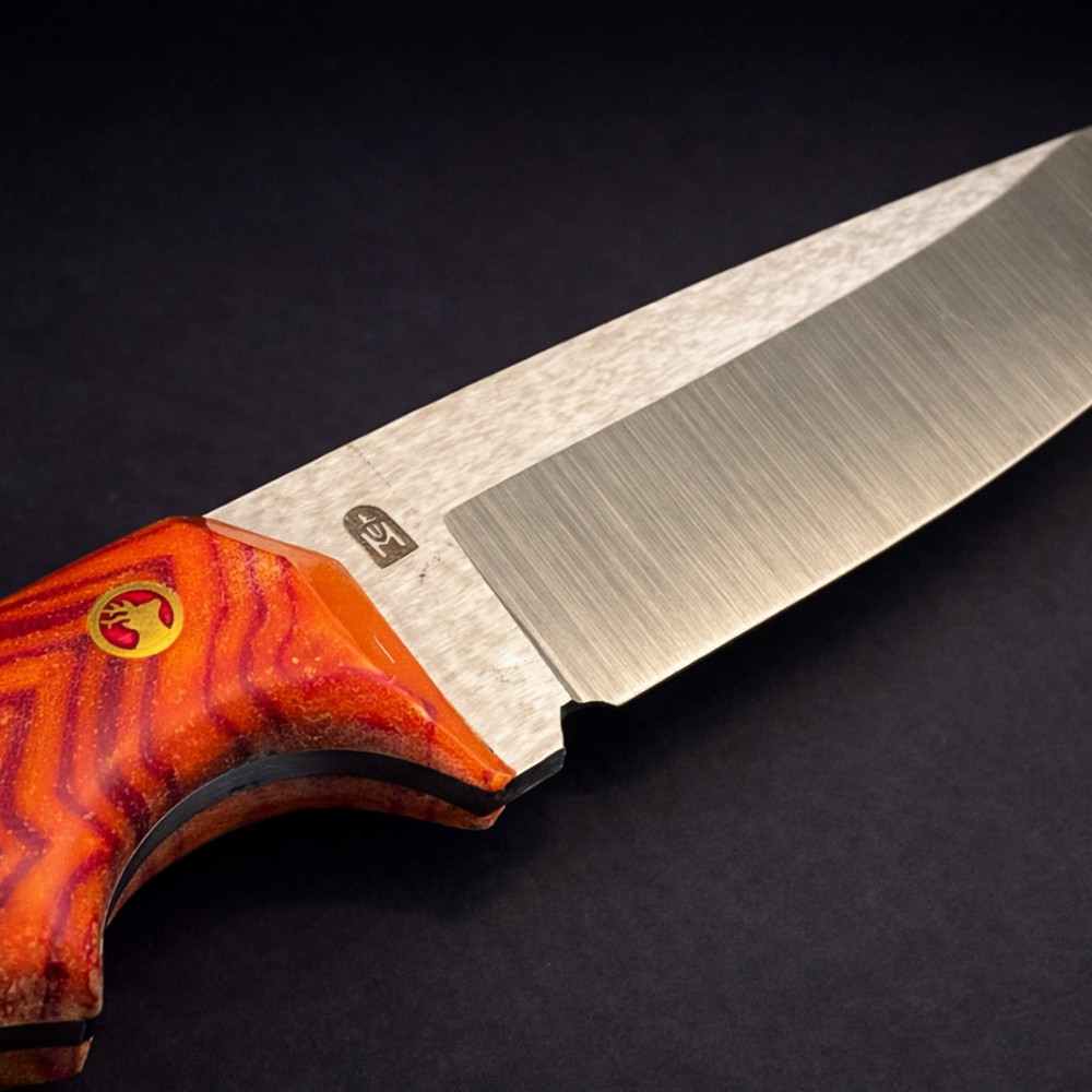 Mikarta Saplı EDC Çakı – N690 Çelik, El Yapımı Ultra İnce Bıçak