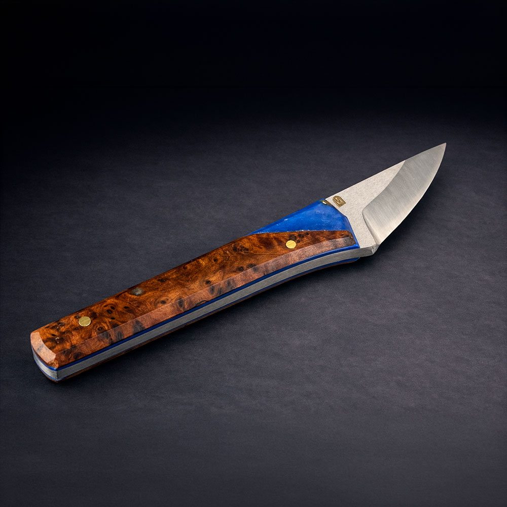 Ambonya Hibrit Saplı Kiridashi Bıçak – N690 Çelik, El Yapımı Geleneksel