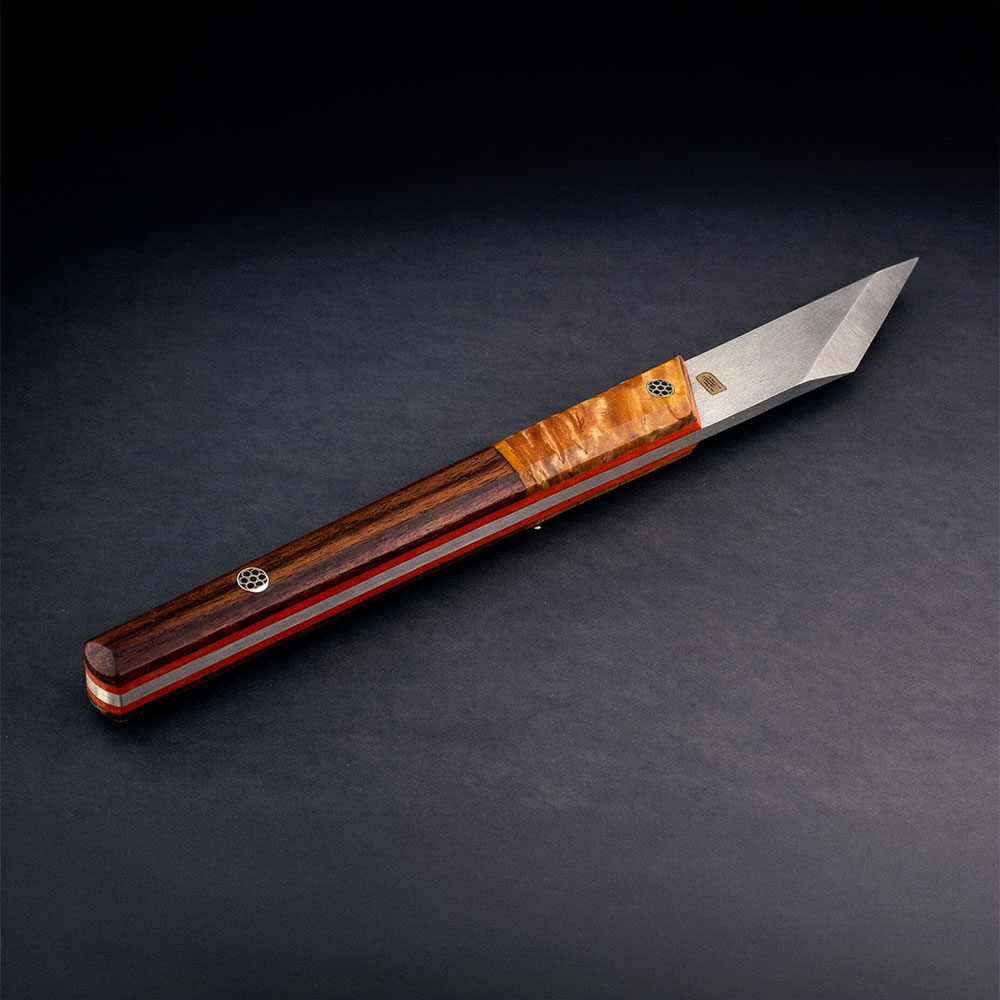 Huş & Paduk Saplı Kiridashi – Böhler N690 Çelik, El Yapımı
