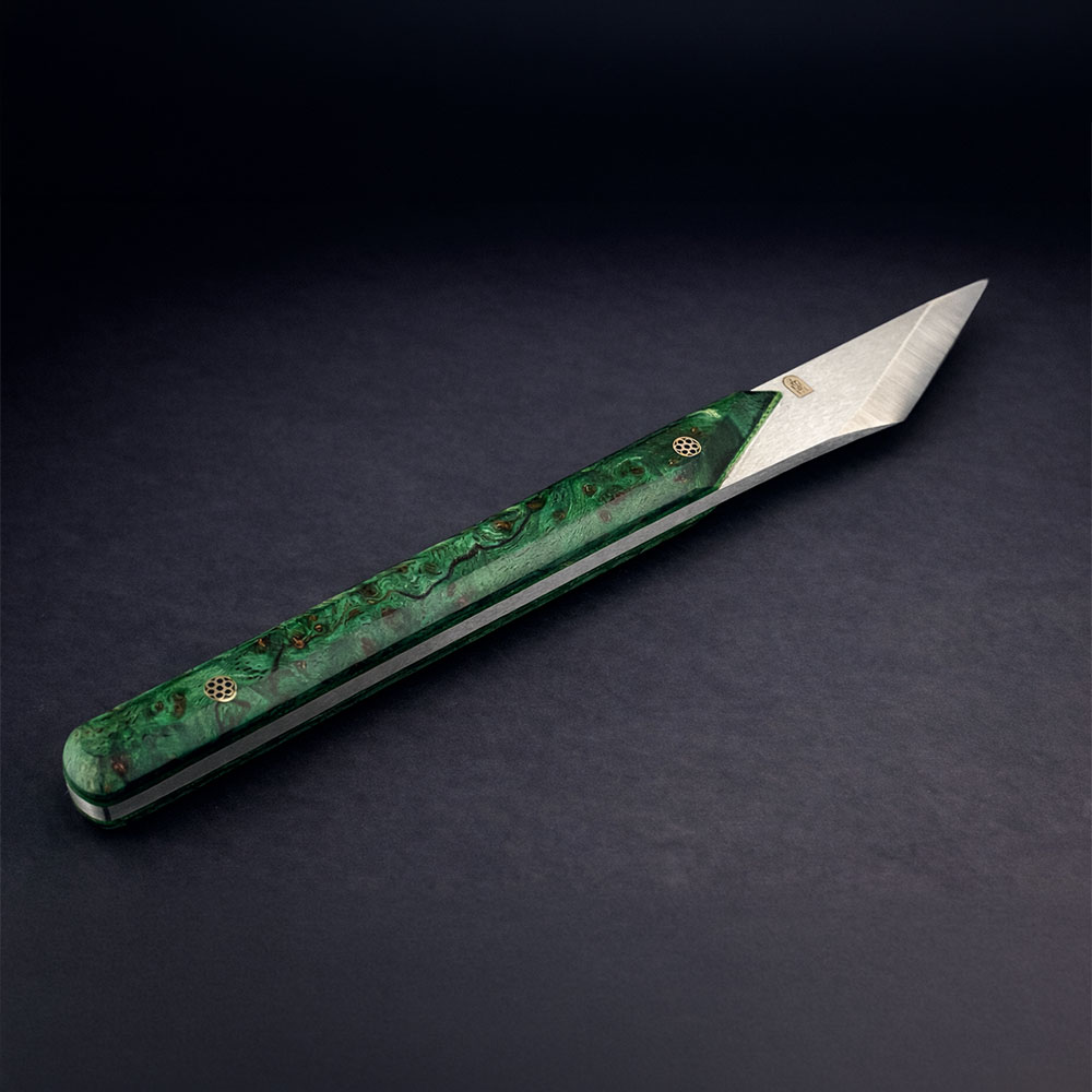 Stabilize Ambonya Saplı Kiridashi – Böhler N690 Çelik, El Yapımı