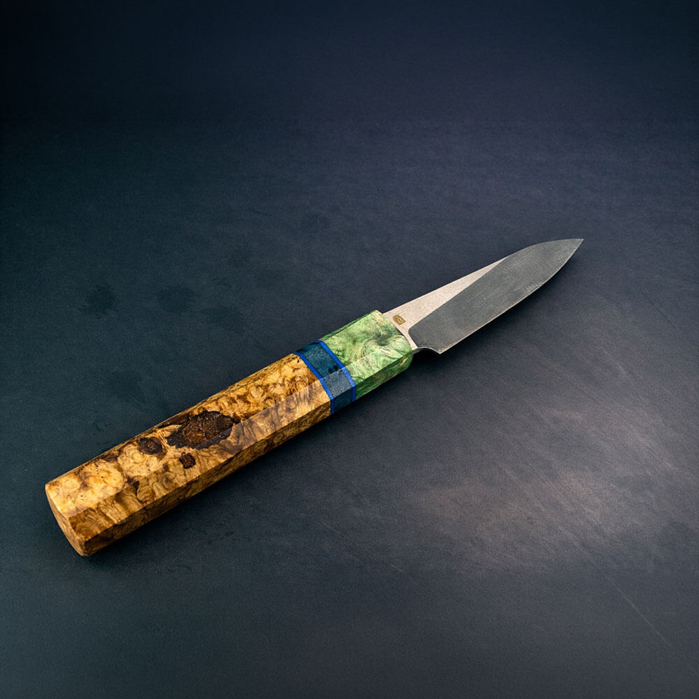 Ambonya Kombinasyon Saplı Petty Mutfak Bıçağı – Böhler N690 Çelik, El Yapımı