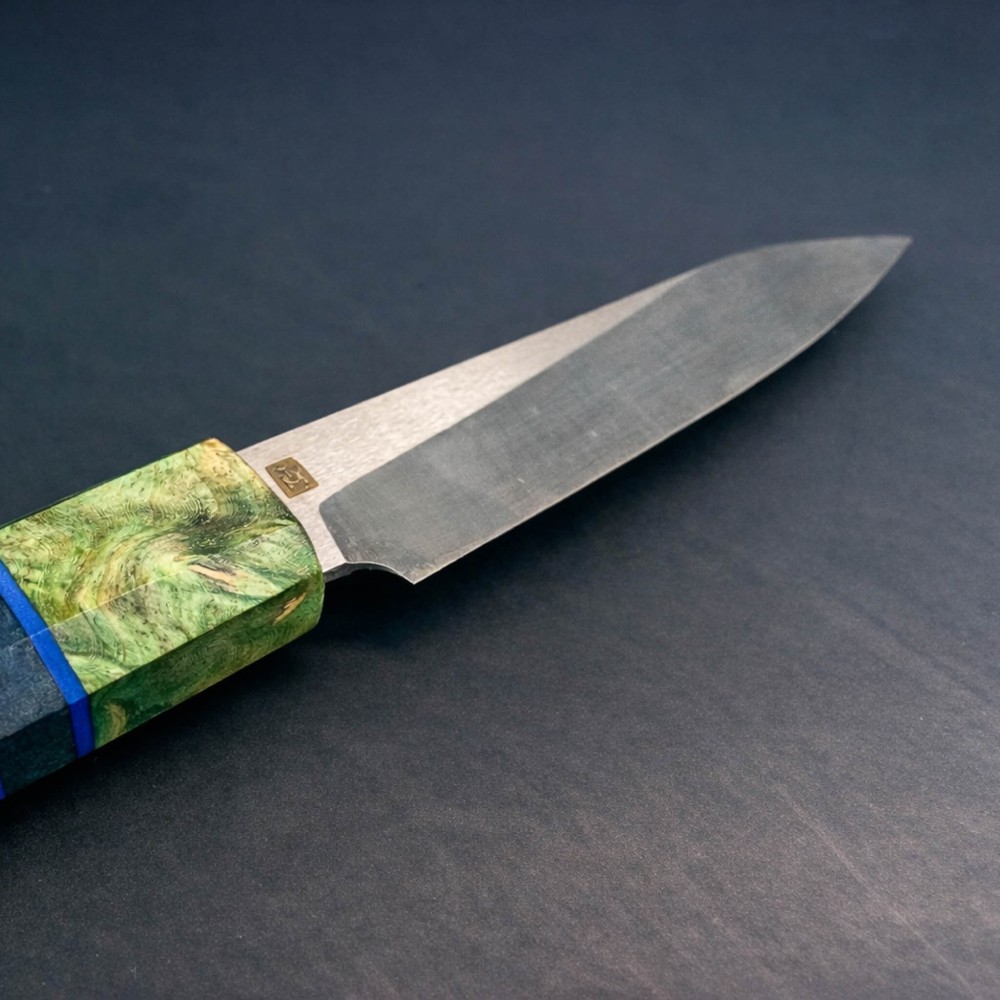 Ambonya Kombinasyon Saplı Petty Mutfak Bıçağı – Böhler N690 Çelik, El Yapımı