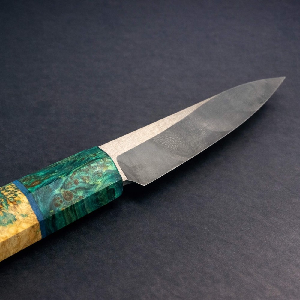 Ambonya Kombinasyon Saplı Petty Mutfak Bıçağı – Böhler N690 Çelik, El Yapımı