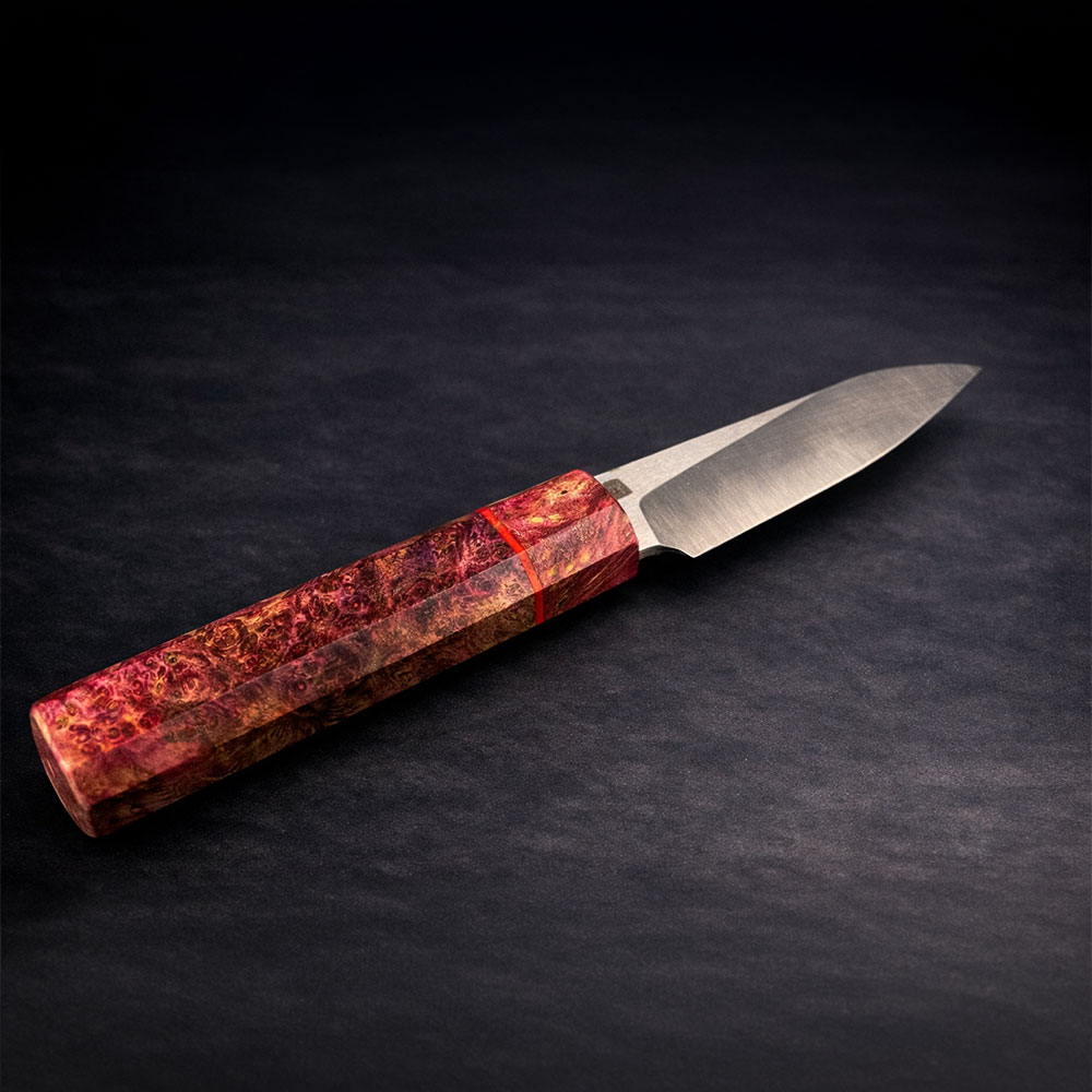 Hibrit Saplı Petty Mutfak Bıçağı – Böhler N690 Çelik, El Yapımı