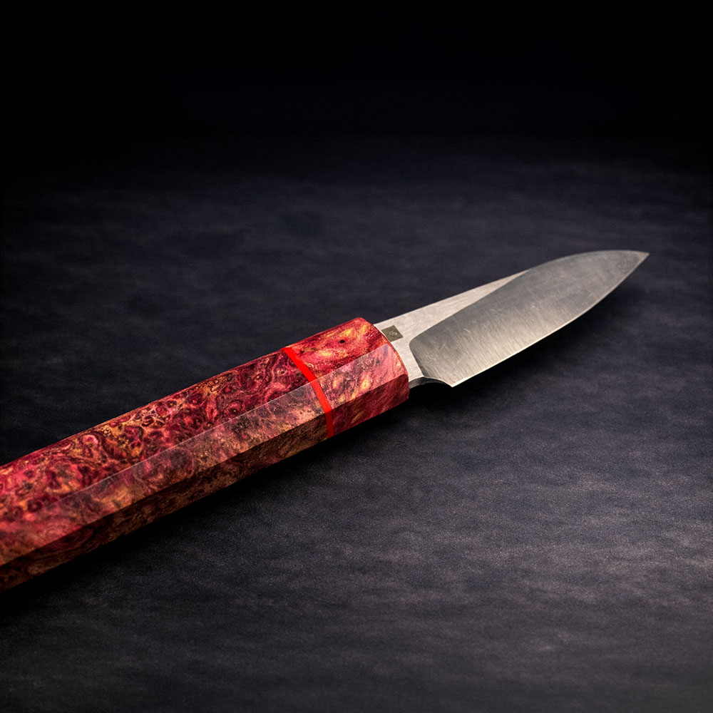 Hibrit Saplı Petty Mutfak Bıçağı – Böhler N690 Çelik, El Yapımı