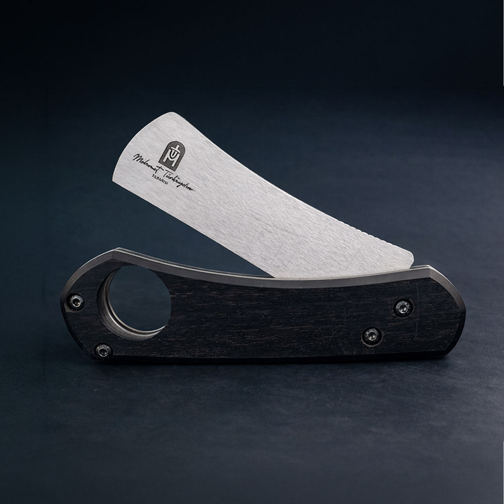 Blackwood Saplı Razor Bıçak – Böhler N690 Çelik, El Yapımı