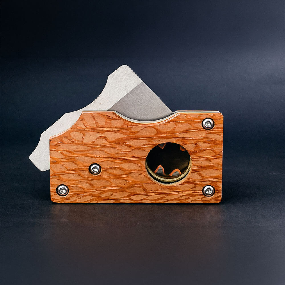 Brezilya Çınarı Saplı Gambit Bıçak – Böhler N690 Çelik, El Yapımı