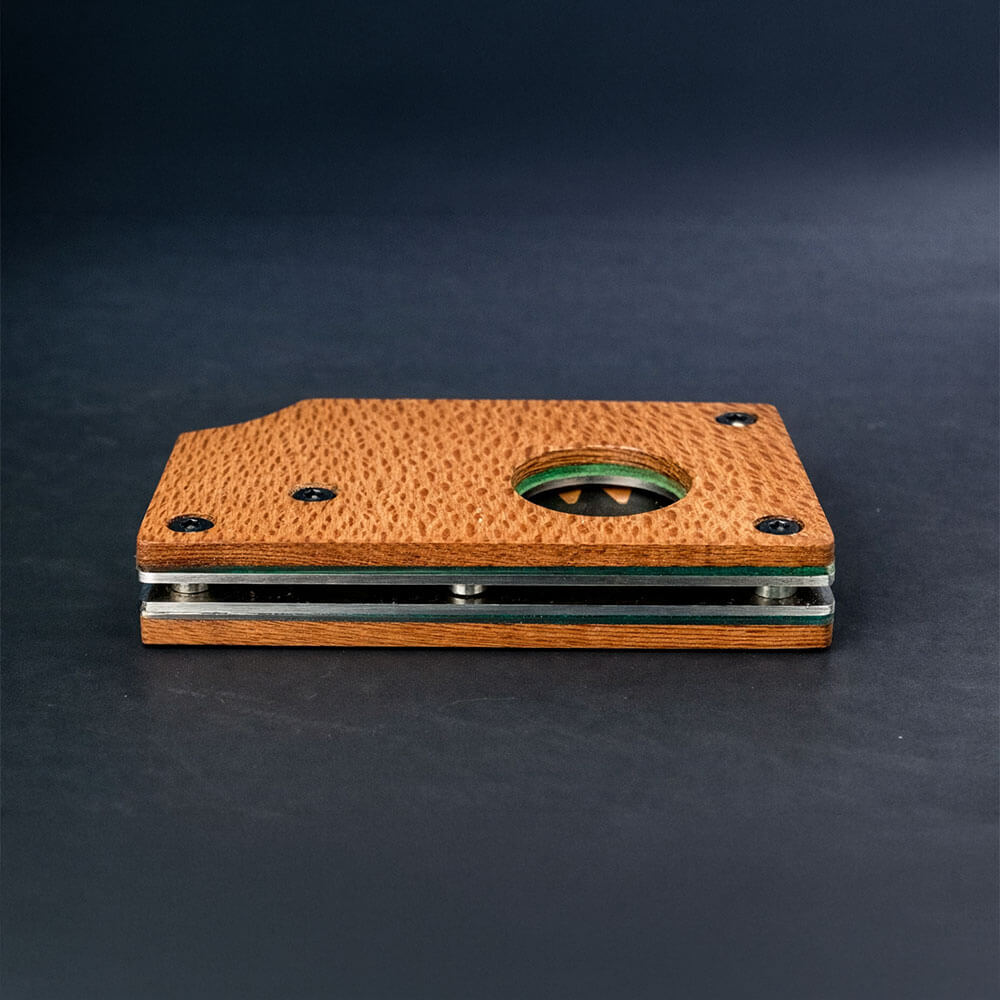 Brezilya Çınarı Saplı Gambit Bıçak – Böhler N690 Çelik, El Yapımı