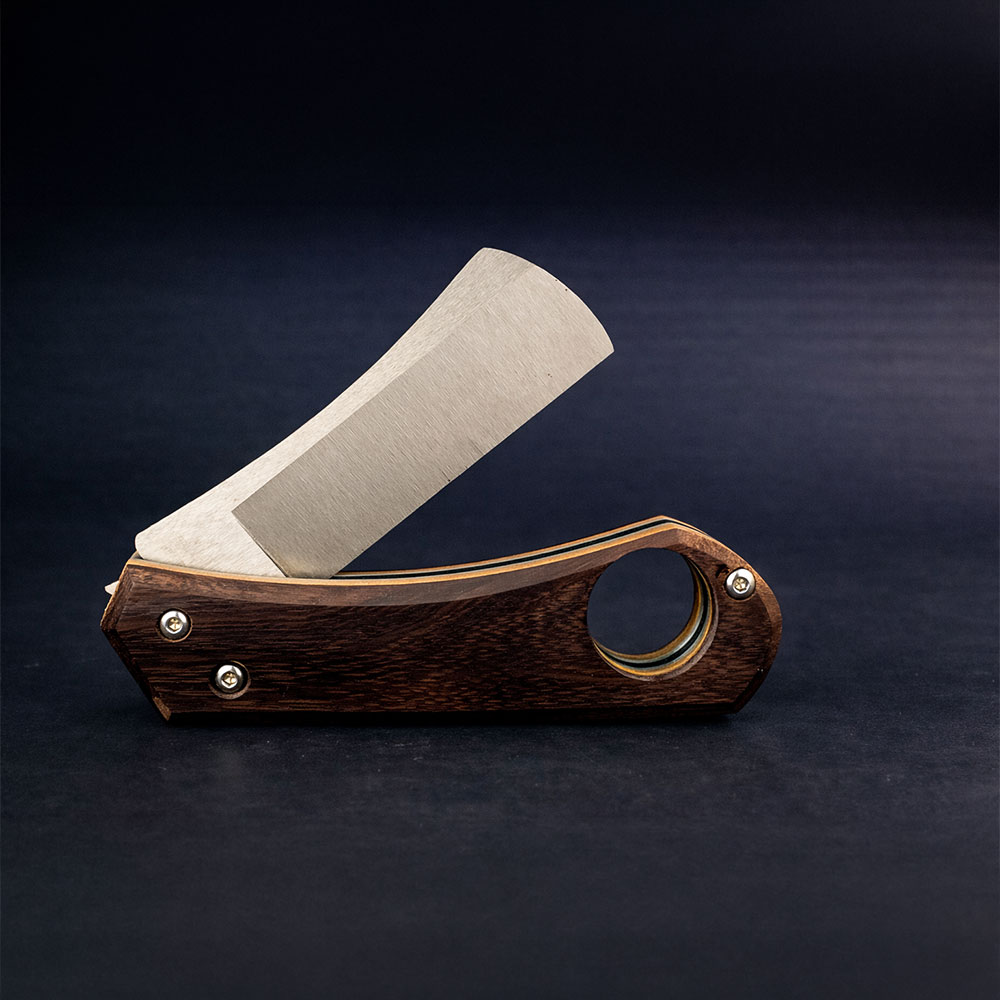 Cocobolo Saplı Razor Bıçak – Böhler N690 Çelik, El Yapımı