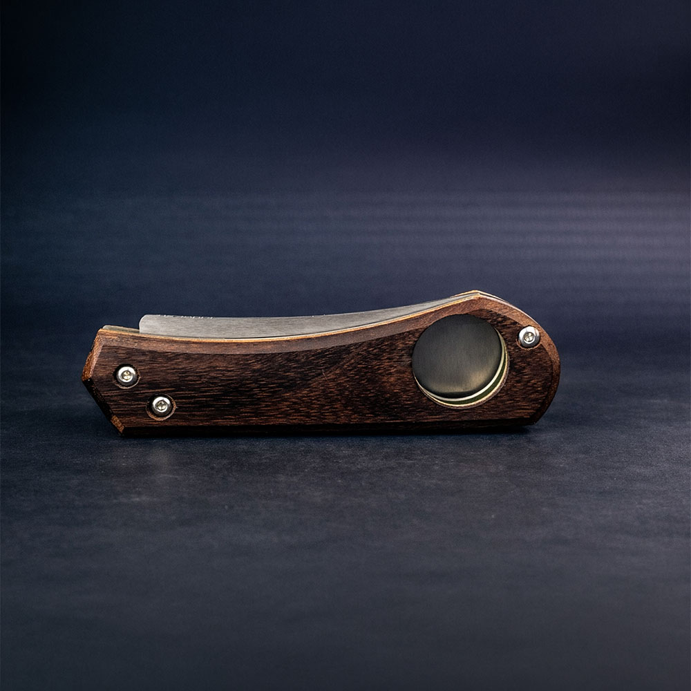 Cocobolo Saplı Razor Bıçak – Böhler N690 Çelik, El Yapımı