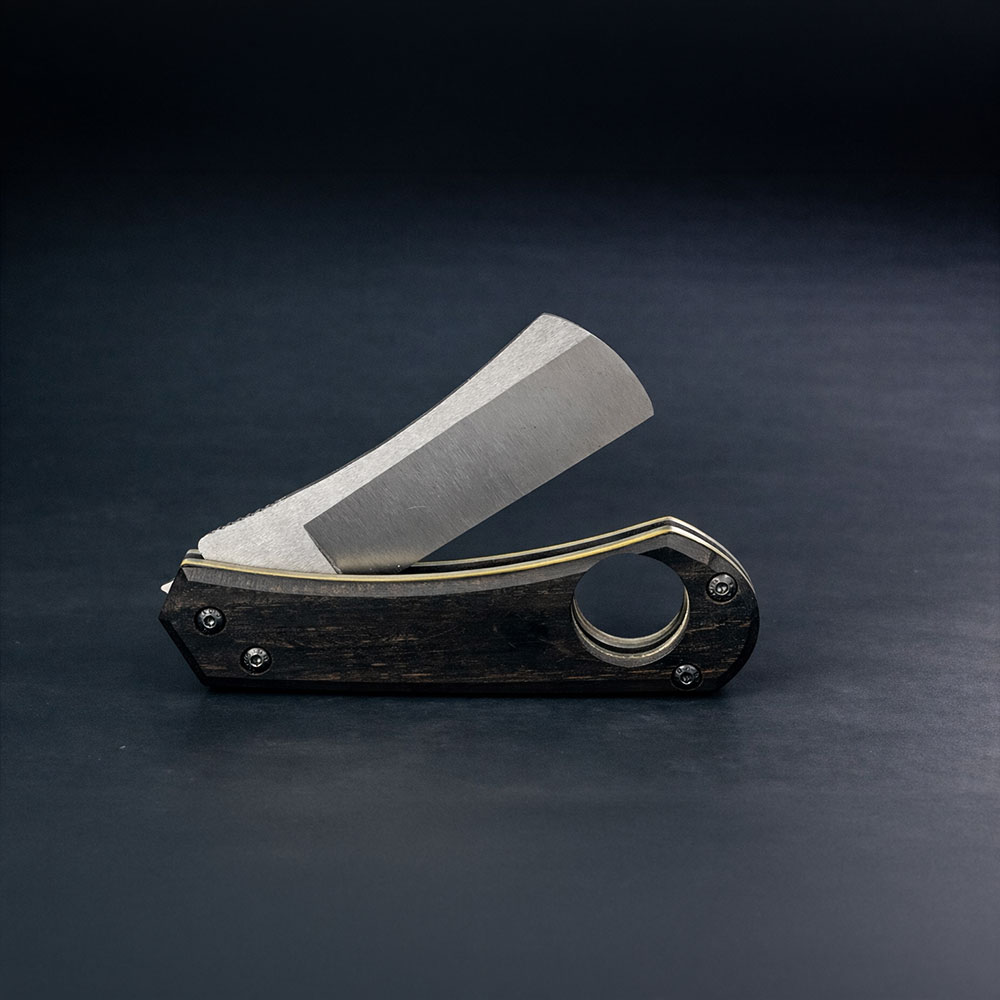 Blackwood ve G10 Liner Kombinasyon Saplı Razor Bıçak – Böhler N690 Çelik, El Yapımı81