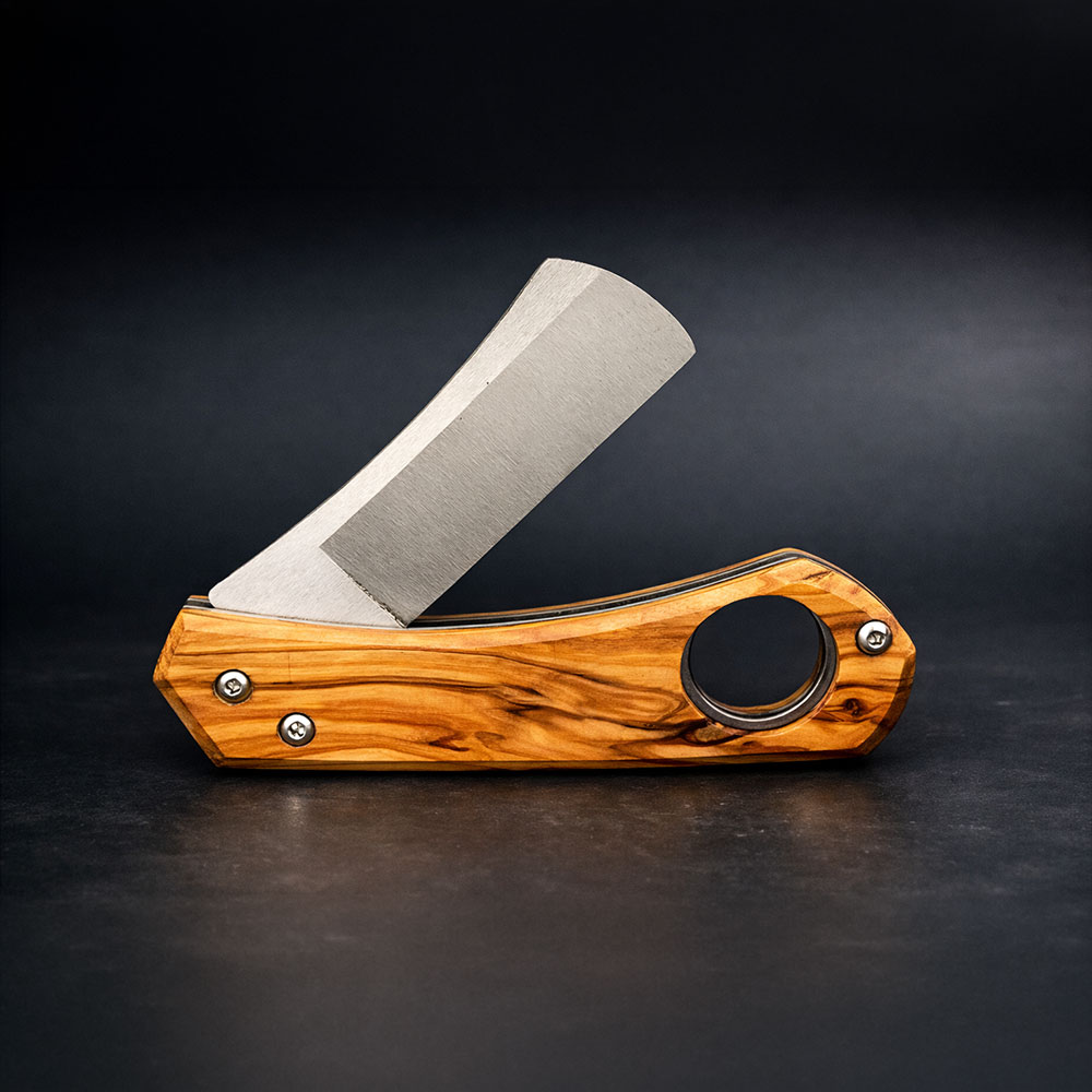 Zeytin Ağacı Saplı Razor Bıçak – Böhler N690 Çelik, El Yapımı76