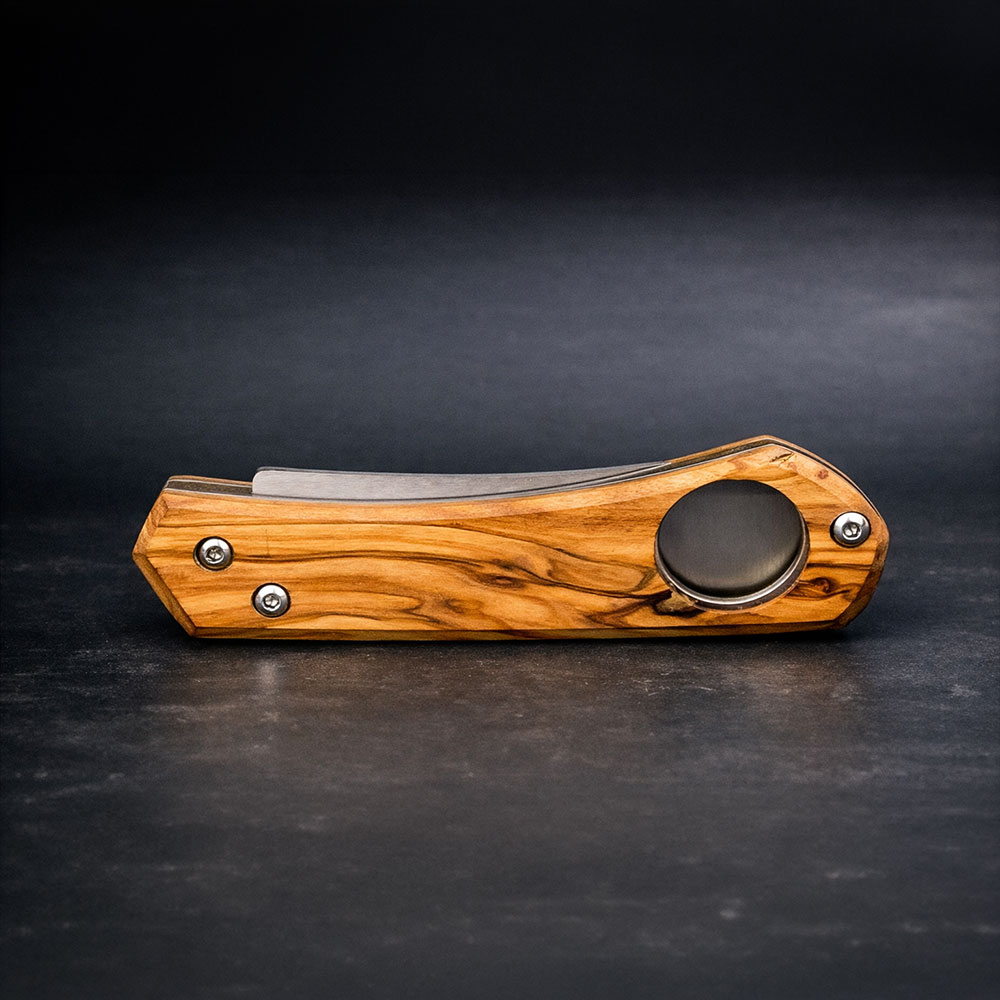 Zeytin Ağacı Saplı Razor Bıçak – Böhler N690 Çelik, El Yapımı76