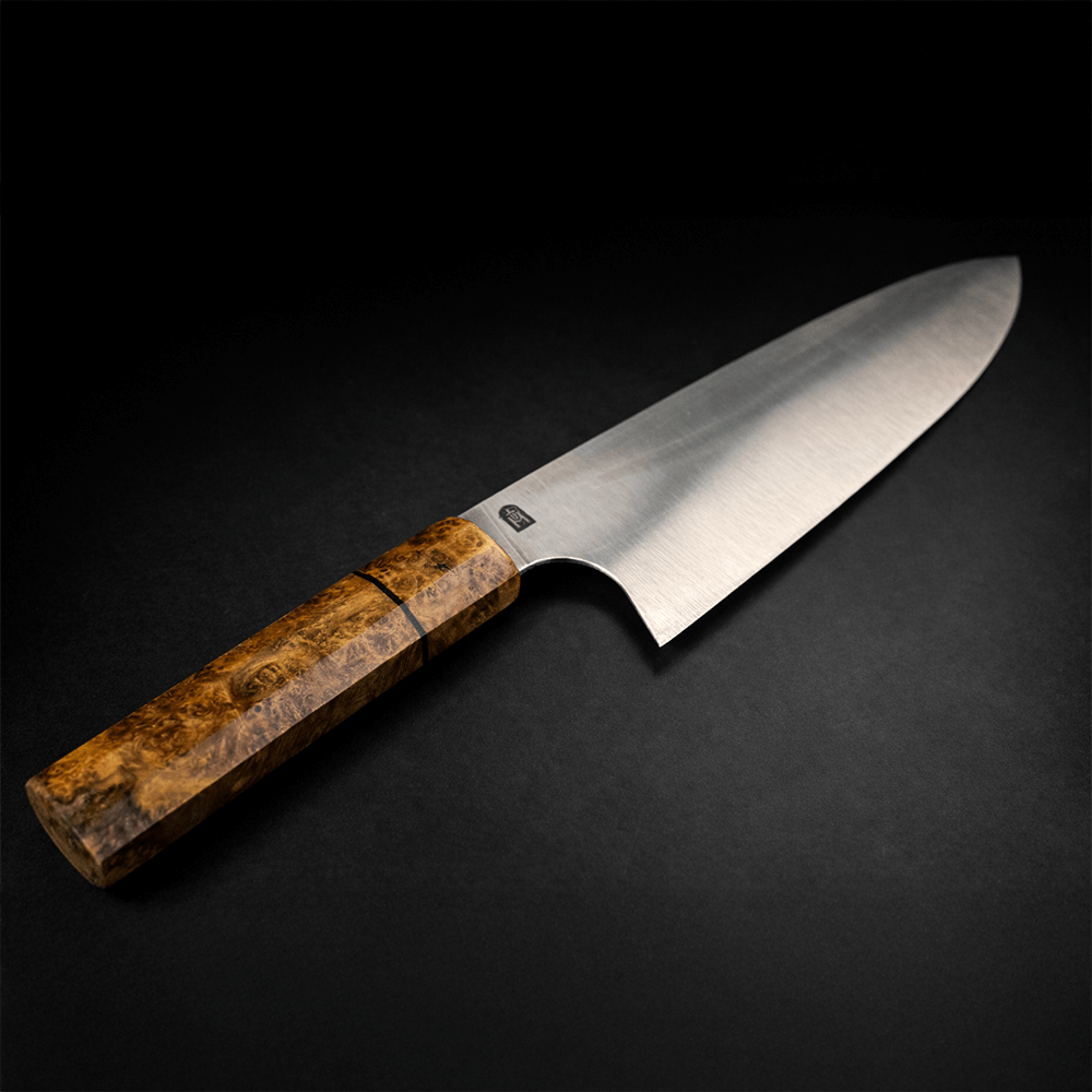 Thuya Saplı Santoku Mutfak Bıçağı – Böhler N690 Çelik, El Yapımı