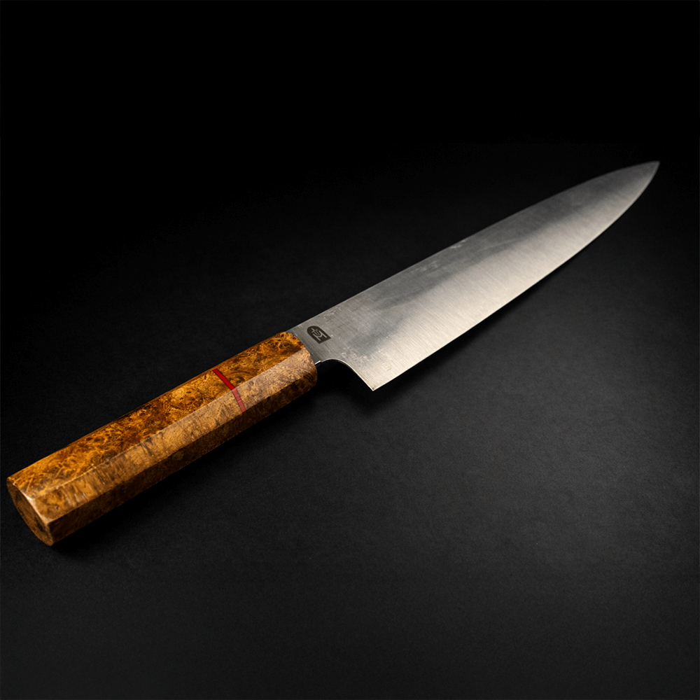 Thuya Saplı Yanagiba Mutfak Bıçağı – Böhler N690 Çelik, El Yapımı